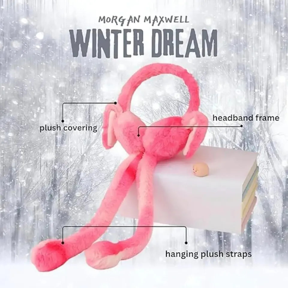 Moving Ear Plush Earmuffs — Cute Winter Warmers for Kids