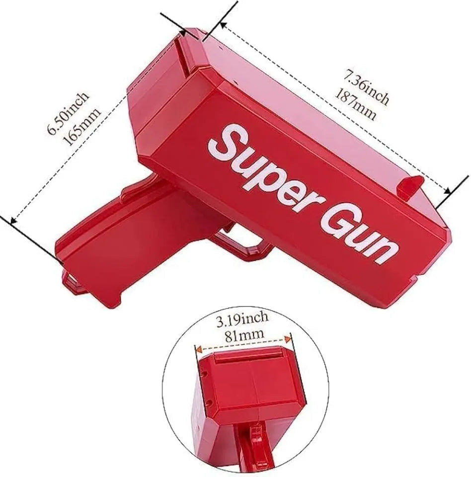Rain Money Gun Paper Spray Machine — Wedding & Party Cash Launcher