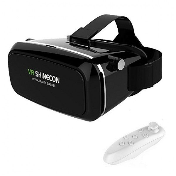 VR 4th Gen Glasses with Bluetooth Remote — Virtual Reality Headset