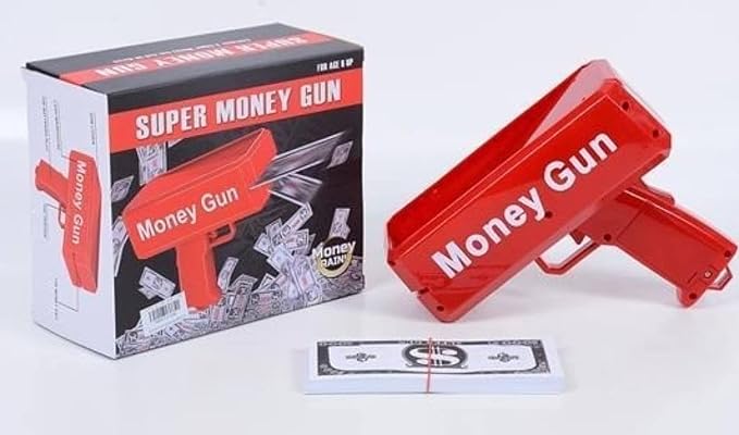 Rain Money Gun Paper Spray Machine — Wedding & Party Cash Launcher