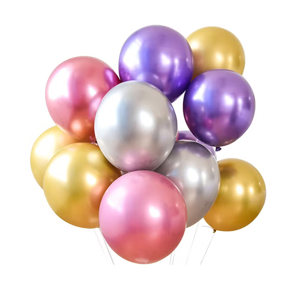 30 Pcs Thick Latex Balloons Combo — Party & Birthday Décor
