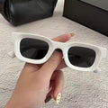 Korean-Style Rectangle Sunglasses — Retro Unisex Fashion Eyewear