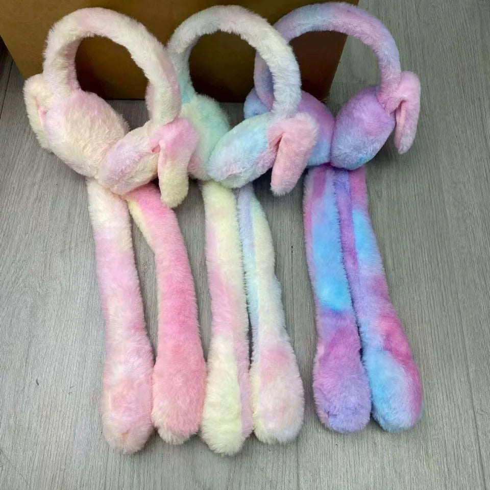 Moving Ear Plush Earmuffs — Cute Winter Warmers for Kids