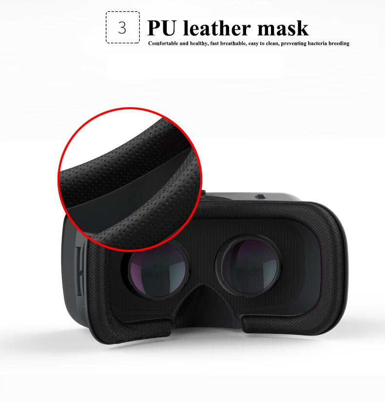 VR 4th Gen Glasses with Bluetooth Remote — Virtual Reality Headset